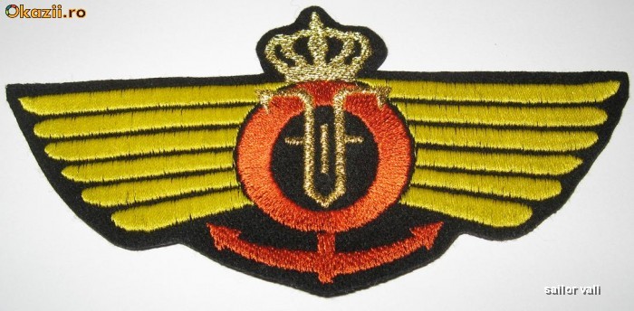 semn de arma regalist,aerostatie,Primul Razboi Mondial foto mare