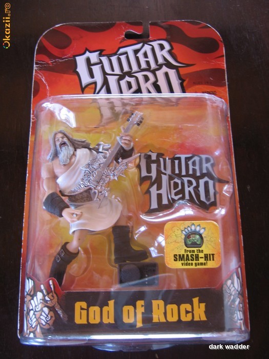 FIGURINA GUITAR HERO / GOD OF ROCK SIGILATA (Transport gratuit la plata in avans) foto mare