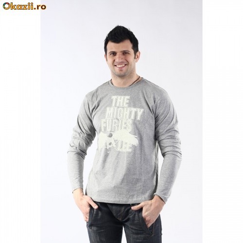 Bluza barbati Lee Mighty Furies gri [Cod: TZBL013] foto mare