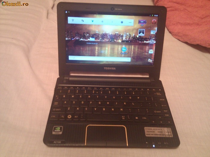 MINI LAPTOP NETBOOK TOSHIBA AC100 10D ANDROID foto mare