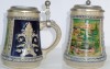 Halba din ceramica cu capac din zinc Germania (H)