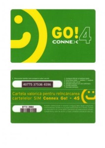 CARTELA  CONNEX GO 4 USD  ** foto