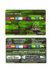 CARTELA  CONNEX COLORATA 6 USD cu seria pe fond negru  **