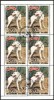 Korea 1989-CAINI DE RASA-LABRADOR, bloc de 6 stampilat