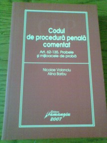 Codul de procedura penala comentat-art 62-135 foto