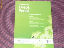 Caiet de Drept Penal Nr.1 foto