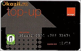 AA, Card incarcare TOP-UP, Orange, 2006 foto mare