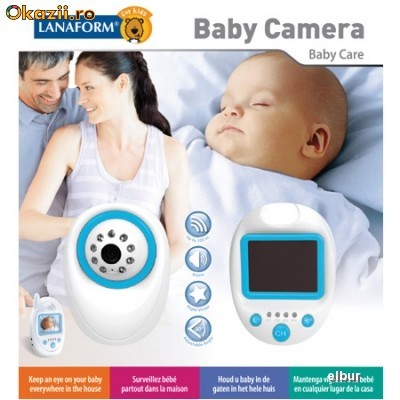 Camera supraveghere bebelusi - Baby Camera Lanaform foto mare