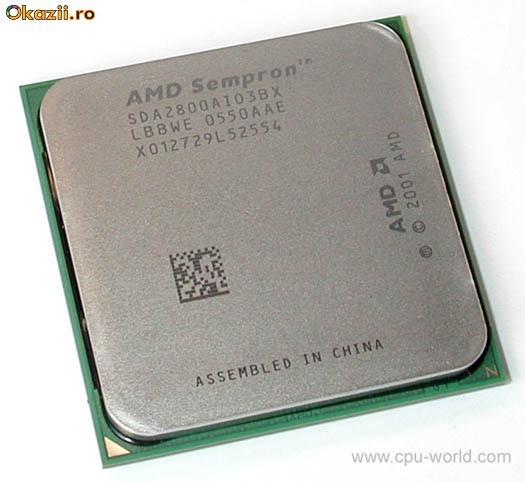 CPU AMD Sempron 2800+ Socket 754 ( si cooler ) foto mare