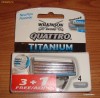 REZERVE WILKINSON SWORD GUATTRO TITANIUM TRANSPORT GRATUIT PRIN POSTA SAU DOAR 9.9 LEI PRIN FAN COURIER + CADOU IN VALOARE DE MAXIM 10 LEI