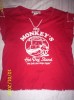 Tricou  FETITA  12-14ani  Mr. MONKEY'S 100% COTTON