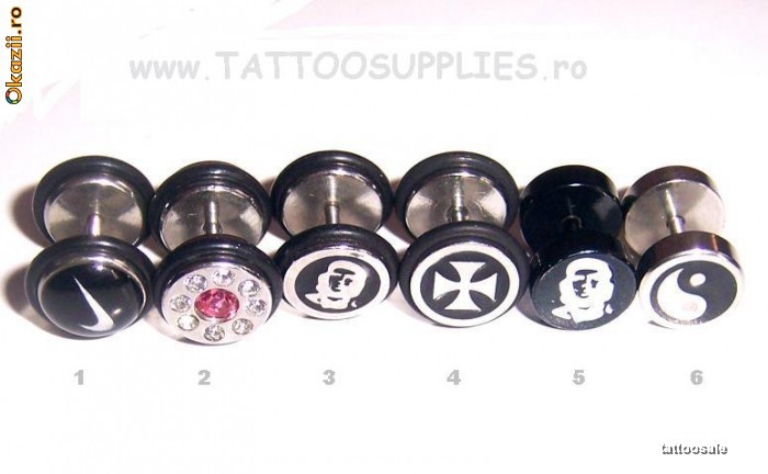 Piercing cercei urechie Fake Style foto mare