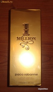 PARFUM PACO RABANE 1 MILLION  100 ML TRANSPORT GRATUIT PRIN POSTA ROMANA SAU 9.9 LEI PRIN FAN COURIER + CADOU IN VALOARE DE MAXIM 10 LEI