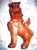 STATUETA VECHE CU DRAGON CHINEZESC DIN LEMN