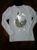Bluza cu catel simpatic, ZARA, fete 13-14 ani/ 164 cm