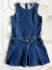 Sarafan de blugi practic, marca GAP kids, fete 12-13 ani