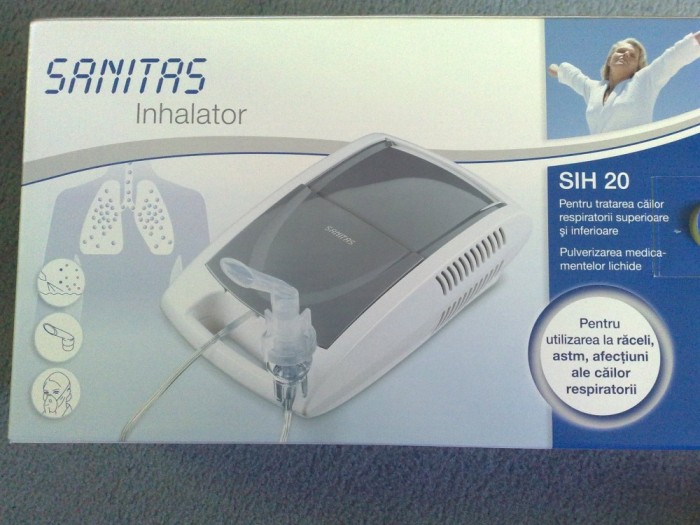 APARAT AEROSOLI/INHALATOR SANITAS foto mare