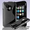 Husa silicon - gel TPU, neagra, pentru Iphone 3G, 3GS, neagra + folie ecran + laveta, livrare gratuita, calitate