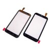 Carcasa rama fata touchscreen geam sticla touch screen digitizer Motorola MB525 Defy neagra black negru Originala Origin