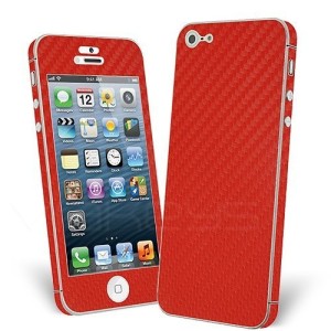 Folie FULL BODY cu aspect de carbon pentru iPhone5