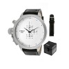 Ceas U-Boat Men's Vintage Limited Edition Chronograph Off White Dial Black Leather absolut nou in cutie ORIGINAL - SUPER PRET - TRANSPORT GRATUIT !!!