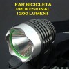 Far bicicleta / lampa cap  /casca -  profesional cu led SSC-P7 1200 Lumeni