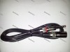 Cablu audio pt. semnal profesional XLR tata-Jack 6,35 tata 3m stereo