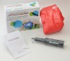Minge rosie pentru fitness 65 cm diametru cu pompa si brosura pentru exercitii - pentru persoanele cu inaltme intre 1,60 - 1,80 m -