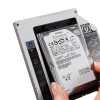 Hard disk HDD caddy adaptor de la unitate optica la hardisk SATA 2.5mm cu conectare IDE (PATA) 12.7 mm