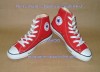 TENISI (tenesi) INALTI stil GHETE (BASCHETI) de la CONVERSE culoarea ROSU