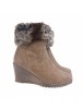Botine TinaR camel cu platforma Maali