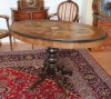 Masa de salon lemn de nuc stl Neorenastere aprox 1880
