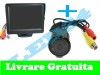 SISTEM COMPLET CAMERA + DISPLAY AUTO PENTRU MERS INAPOI, MARSARIER , MARCH ARRIERE, NIGHTVISION, IR