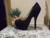 PANTOFI  NEGRII CU PLATFORMA SI TOC SUPERBI, marimea 35!!!*****