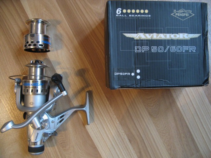 Mulineta Aviator Model DP50FR Tambur 50 Cu Baitrunner ( Bait-runner ) 6 Rulmenti foto mare Mulineta Aviator Model DP50FR Tambur 50 Cu Baitrunner ( Bait-runner ) 6 Rulmenti foto mare